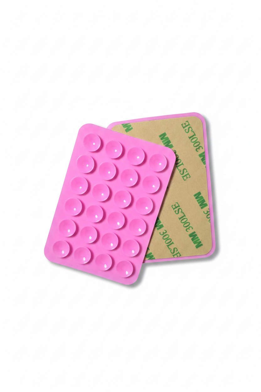 Producto rosa con fondo blanco